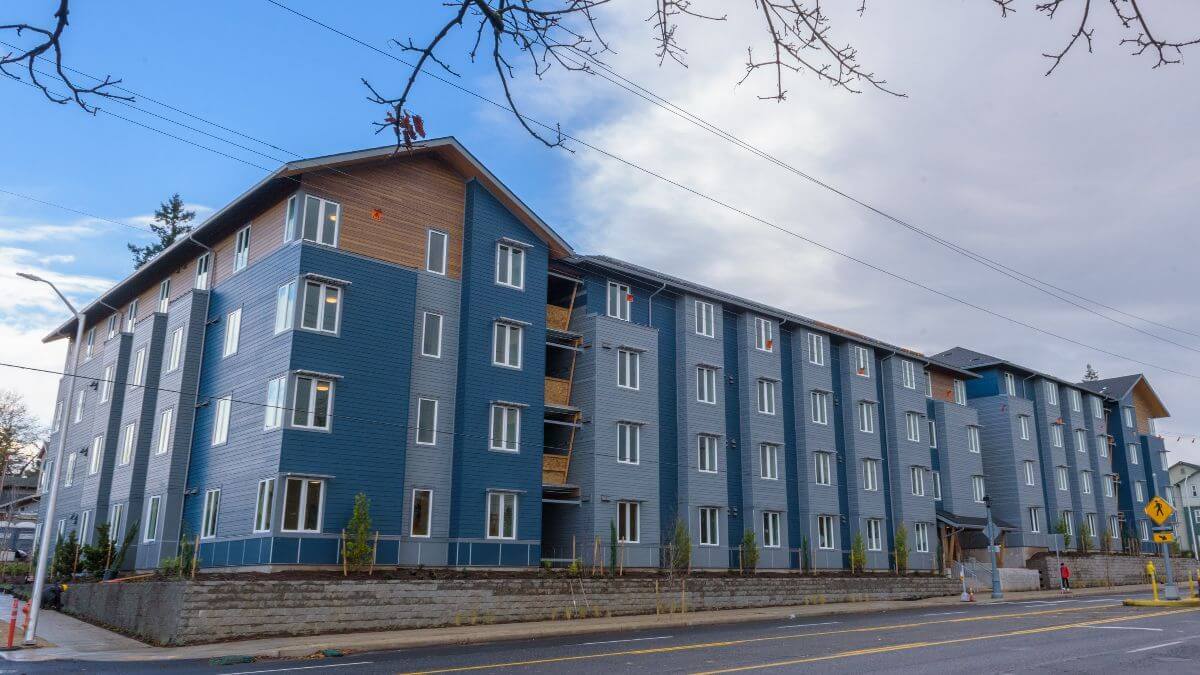 Exterior shot of Two Building