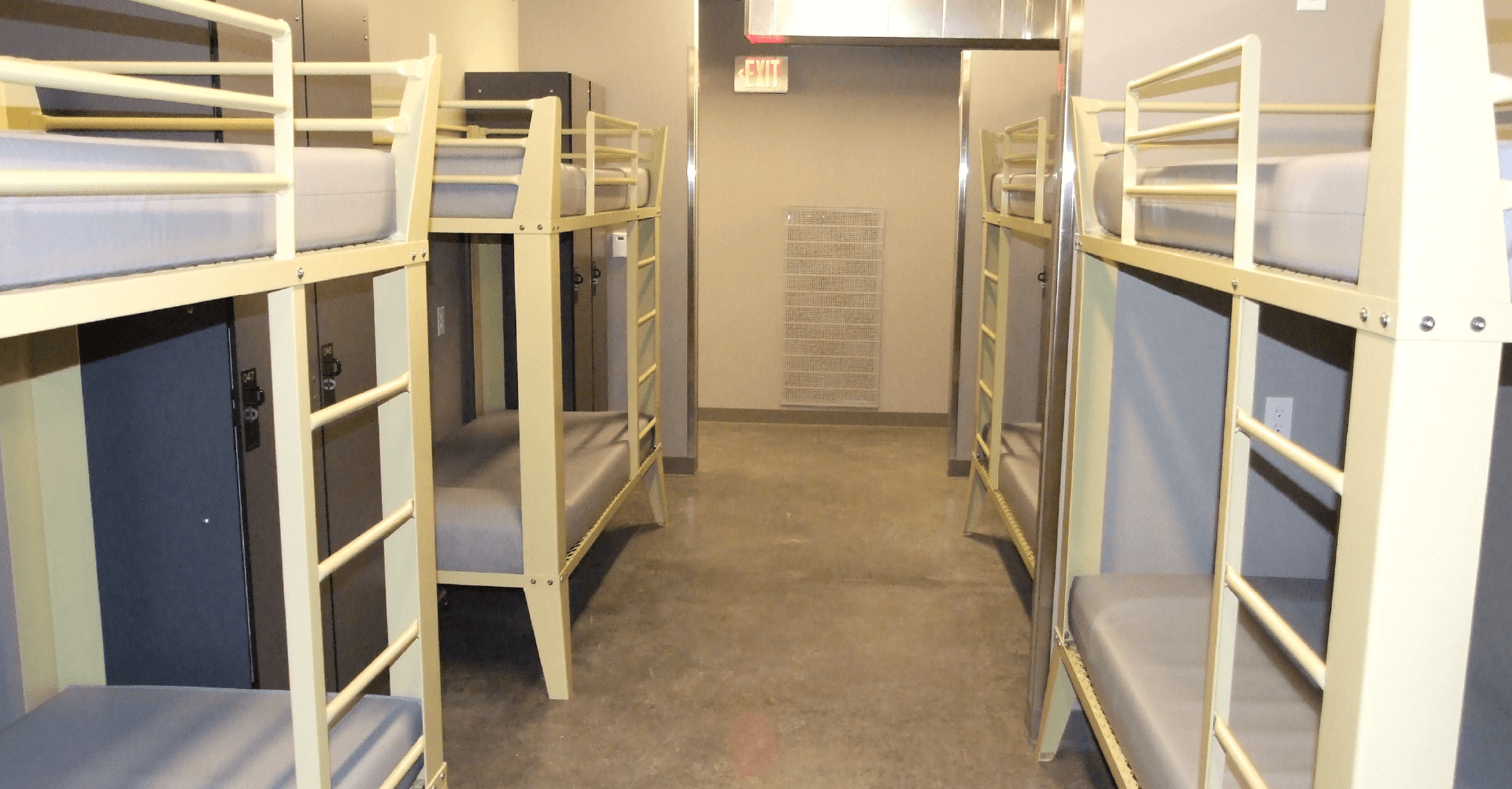 Image of multiple bunk beds in a room