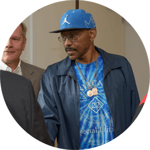Harry W. attended the grand opening of Miracles Central, a Central City Concern apartment community in Northeast Portland