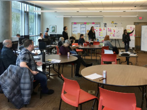 The Incident Management Team congregated at the beginning and end of each day to develop and refine a new plan of operations for staying open amid a global pandemic.