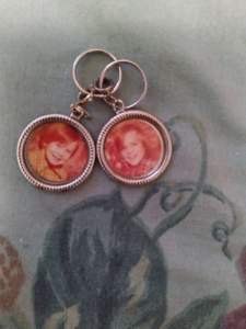Jerry's mom's locket, with photos of him and his brother.
