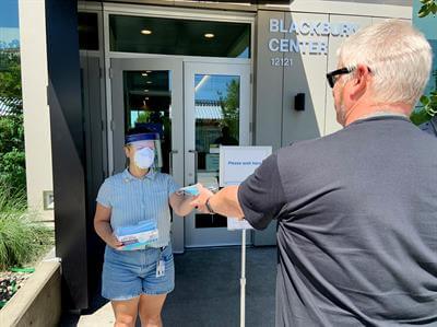 Clients of Old Town Clinic, Old Town Recovery Center, and Blackburn Clinic are now greeted by screeners like Nastya Gallager