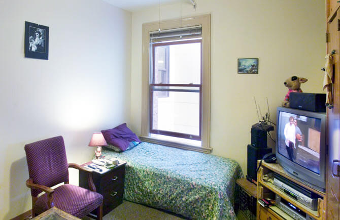 interior of Biltmore apartment room